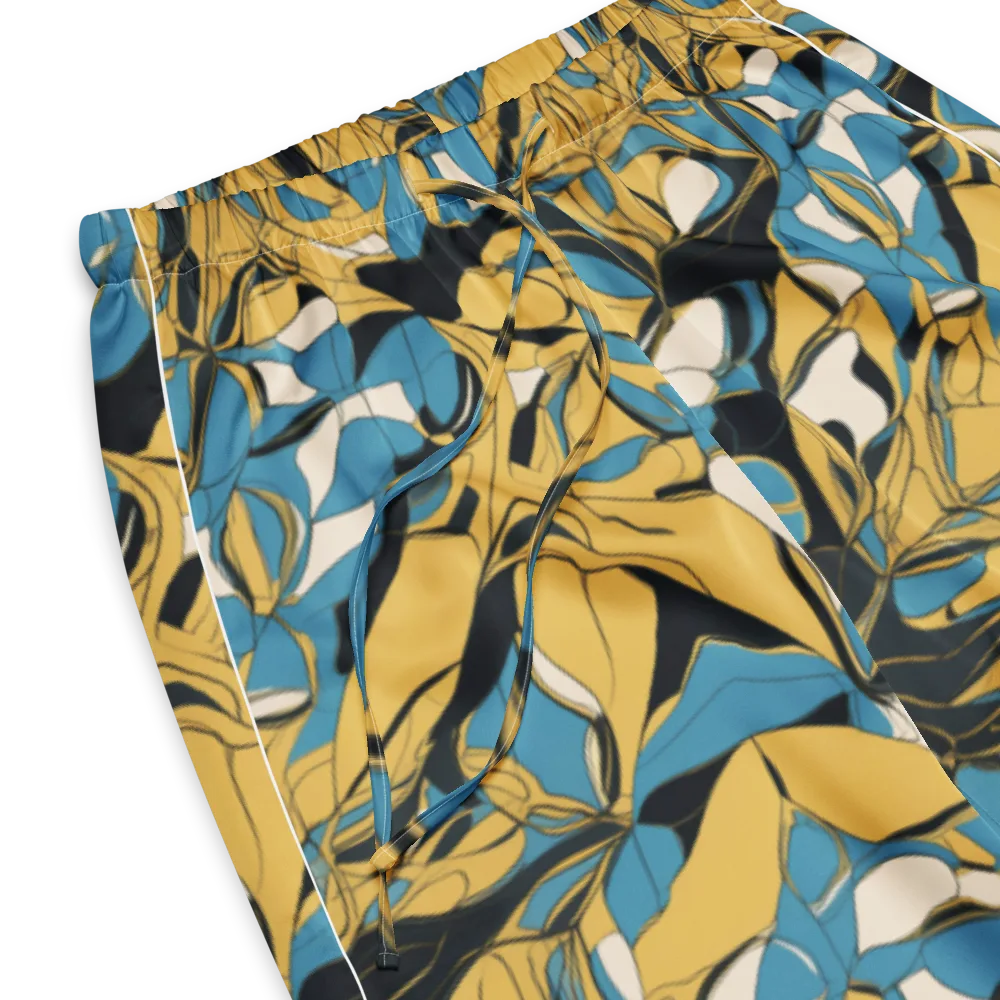 Cobalt Petal Drift on Women's Pajama Pants — Product details