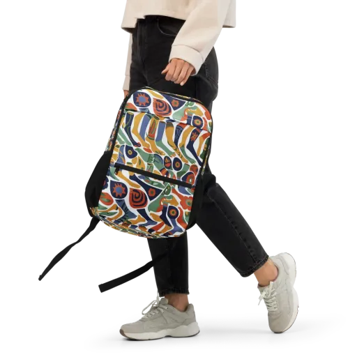 Menagerie Moderne on a Utility Backpack