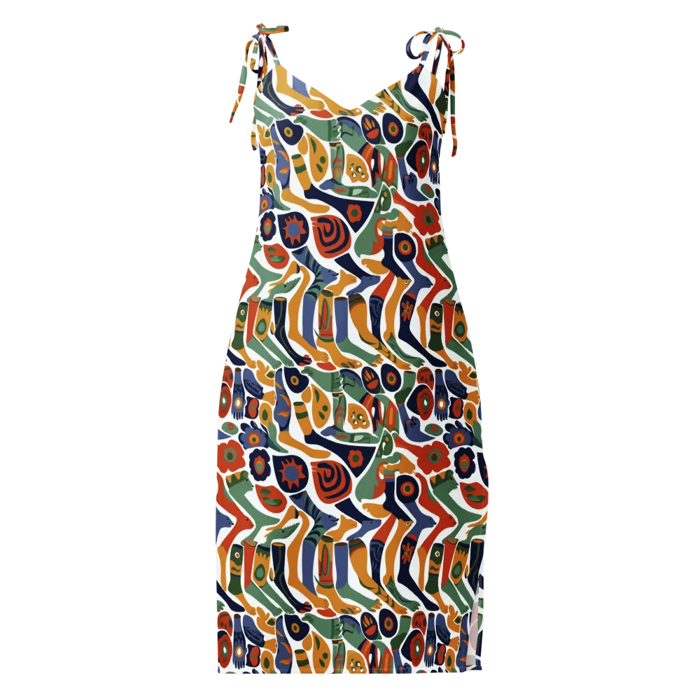 Menagerie Moderne on Slip Dress — Front