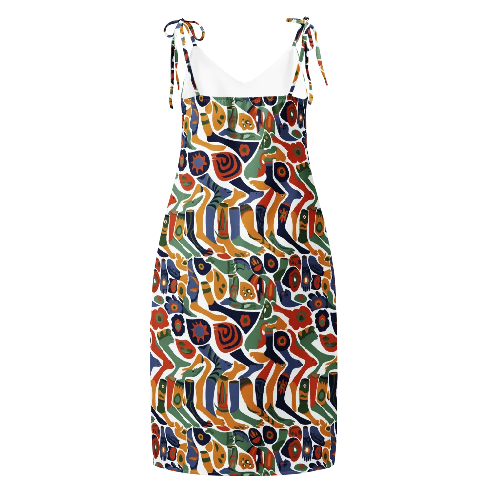 Menagerie Moderne on Slip Dress — Back