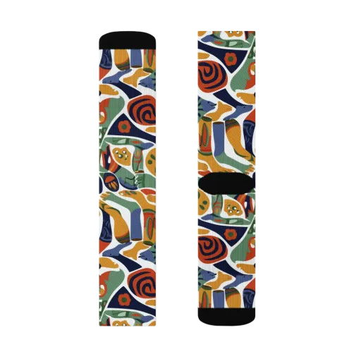 Menagerie Moderne on a Socks