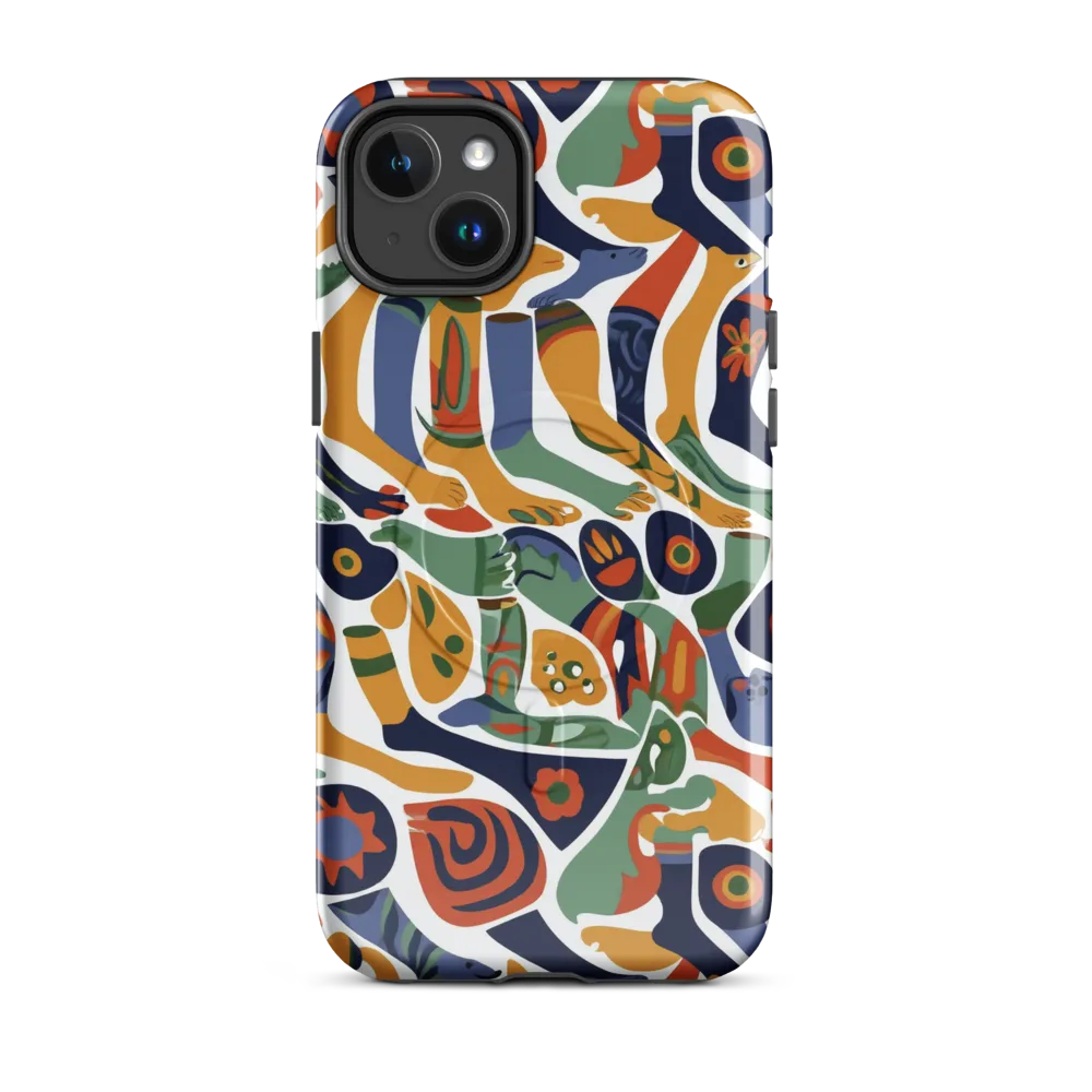 Menagerie Moderne on MagSafe Tough Case for iPhone® — Front