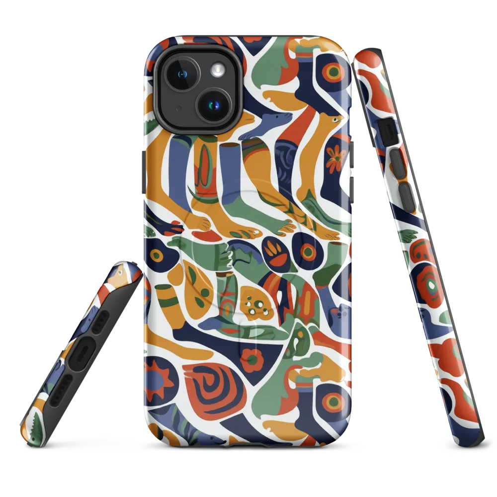 Menagerie Moderne on MagSafe Tough Case for iPhone® — Front