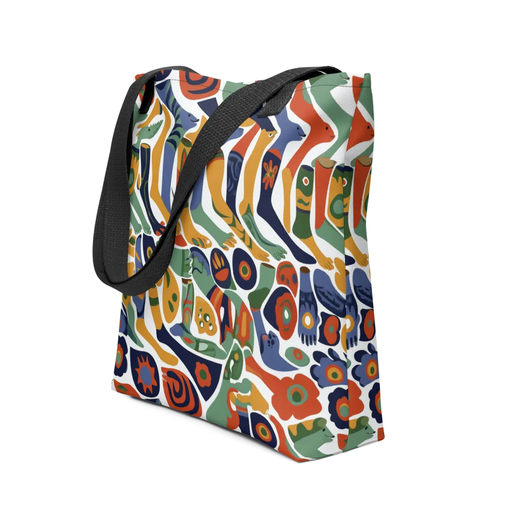 Menagerie Moderne on Tote Bag — Front