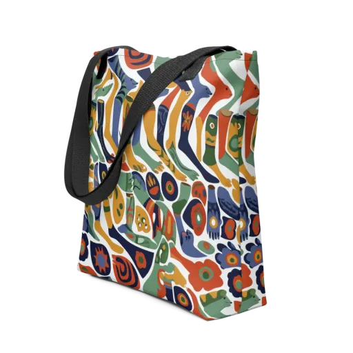 Menagerie Moderne on a Tote Bag