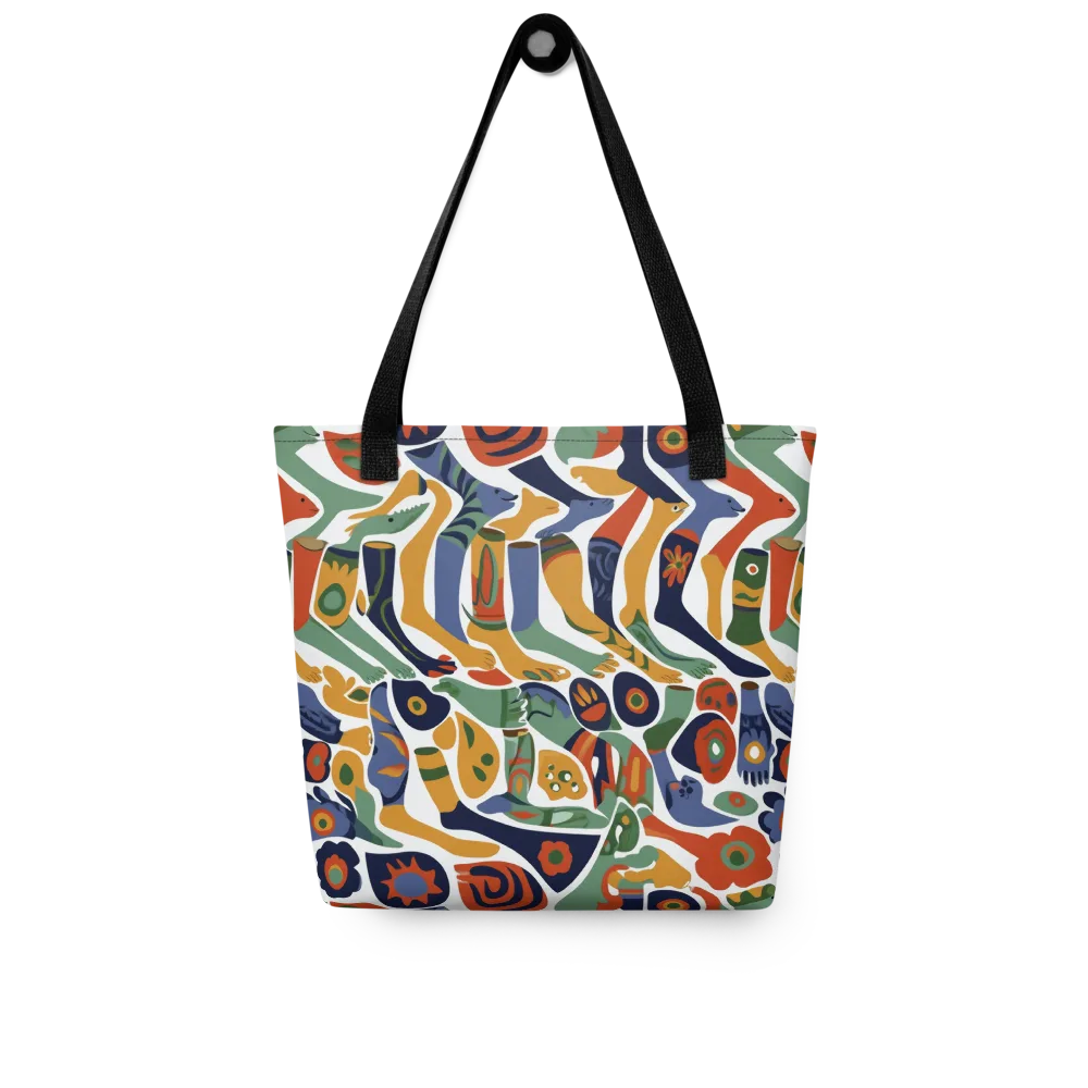 Menagerie Moderne on Tote Bag — Front