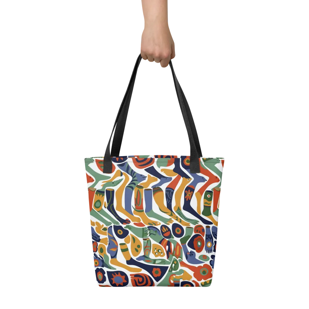 Menagerie Moderne on Tote Bag — Front