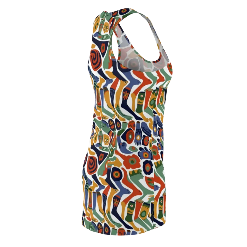 Menagerie Moderne on Racerback Dress — Back Side
