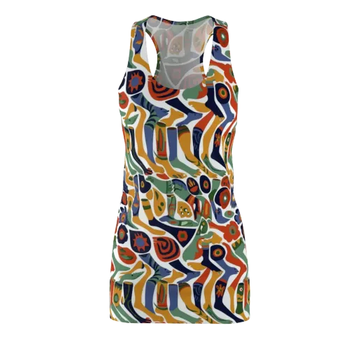 Menagerie Moderne on a Racerback Dress