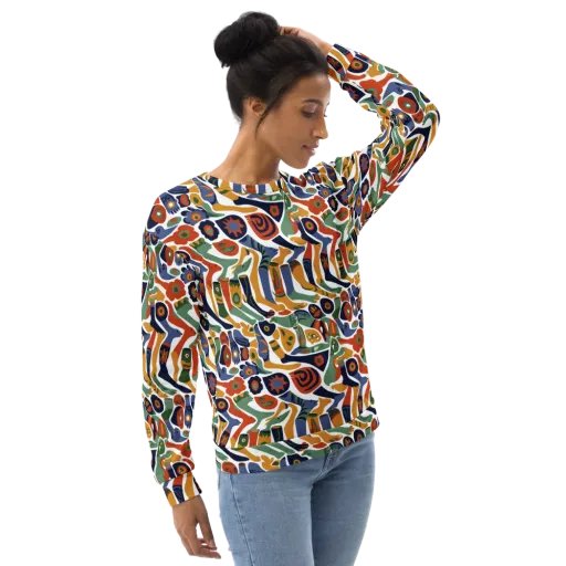 Menagerie Moderne on a Sweatshirt