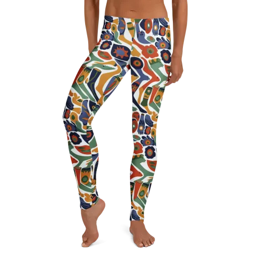 Menagerie Moderne on a Leggings