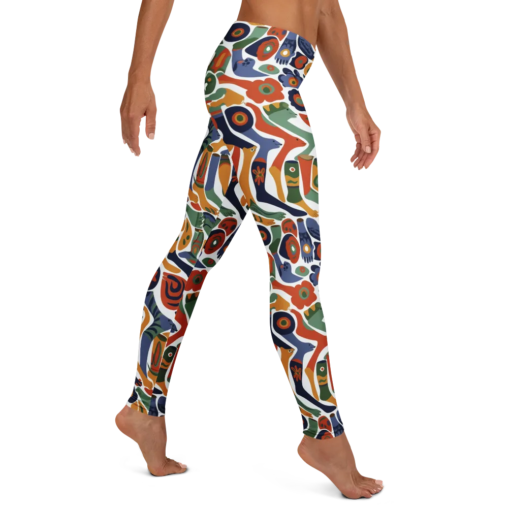 Menagerie Moderne on Leggings — Right