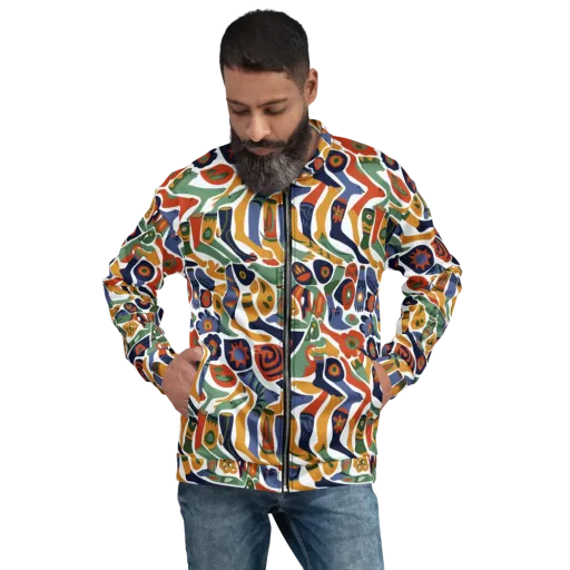 Menagerie Moderne on a Bomber Jacket