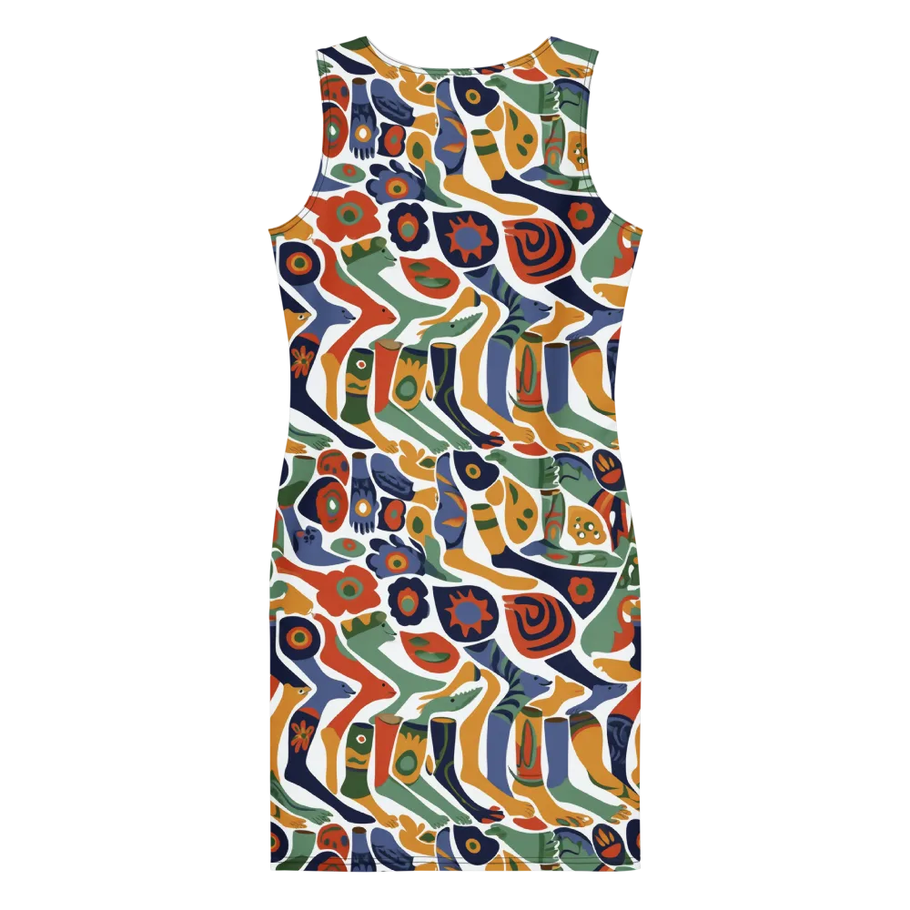 Menagerie Moderne on Bodycon Dress — Back