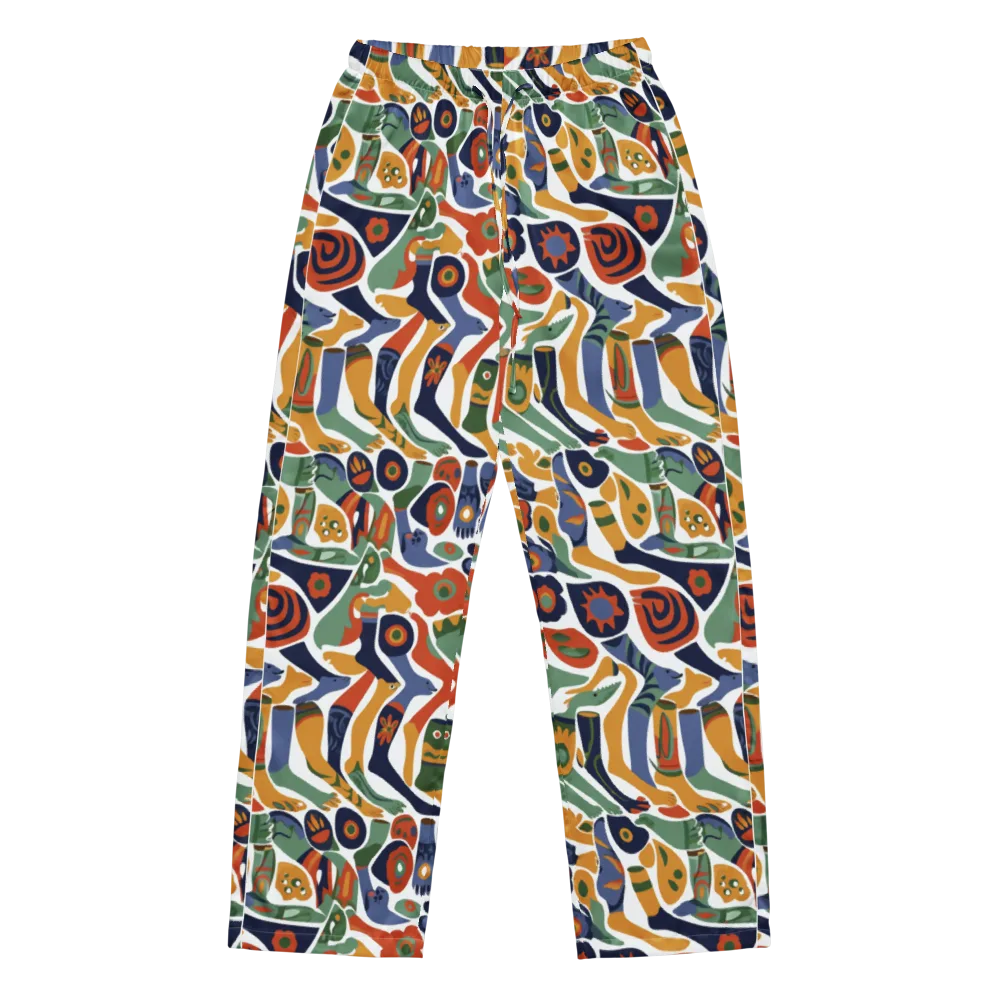 Menagerie Moderne on Women's Pajama Pants — Front
