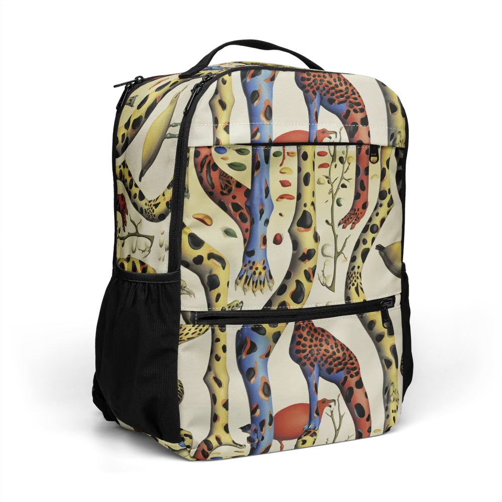 Giraffe Dreamscape on Utility Backpack — Right Front