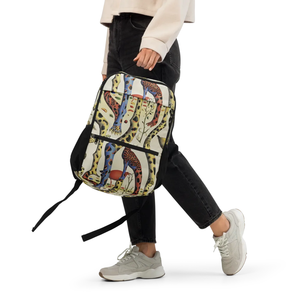 Giraffe Dreamscape on Utility Backpack — Front