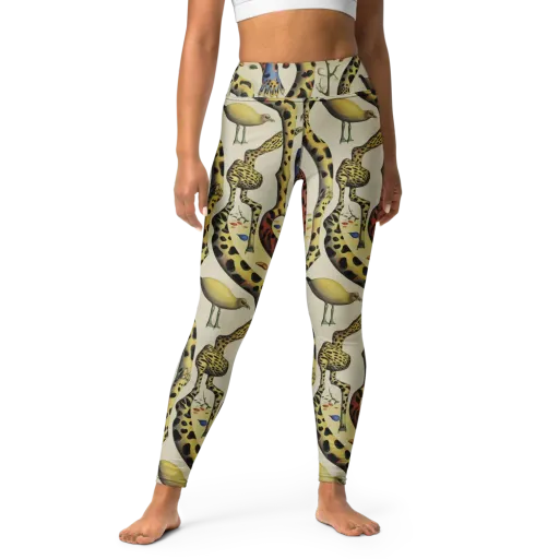 Giraffe Dreamscape on a Yoga Leggings