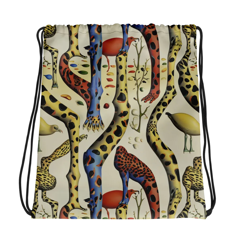 Giraffe Dreamscape on Drawstring Bag — Photo