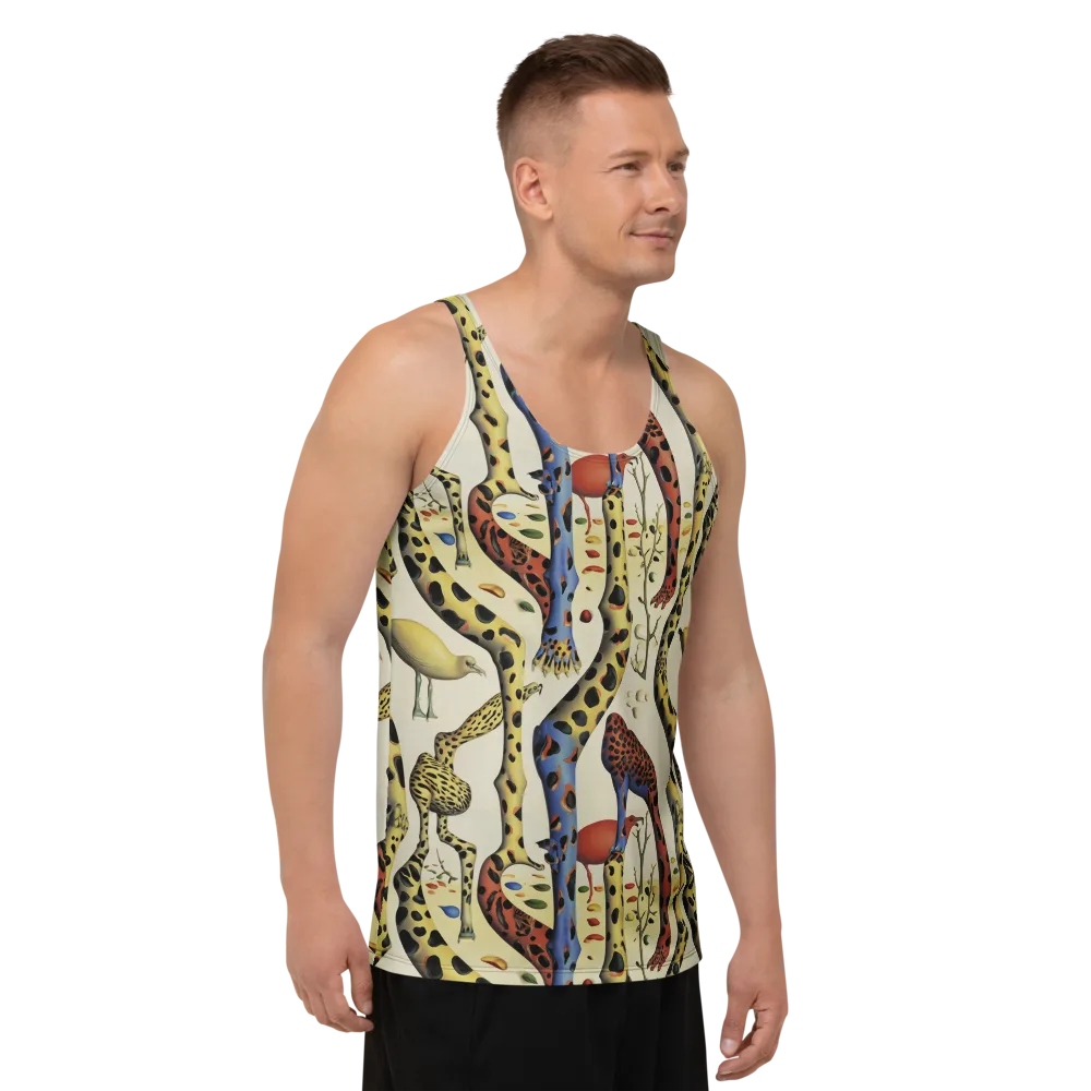 Giraffe Dreamscape on Men's Tank Top — Right Front