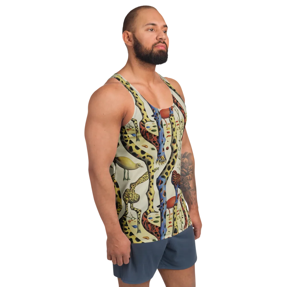 Giraffe Dreamscape on Men's Tank Top — Right Front