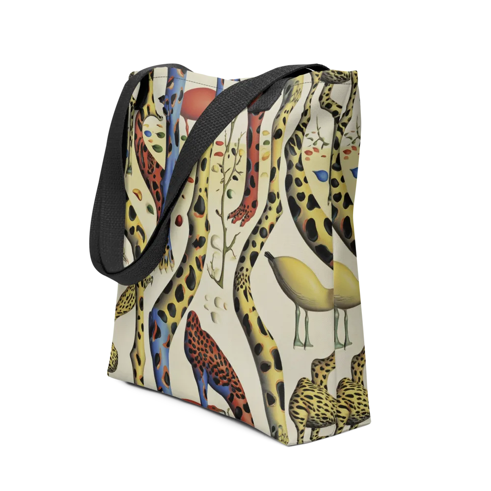 Giraffe Dreamscape on Tote Bag — Front