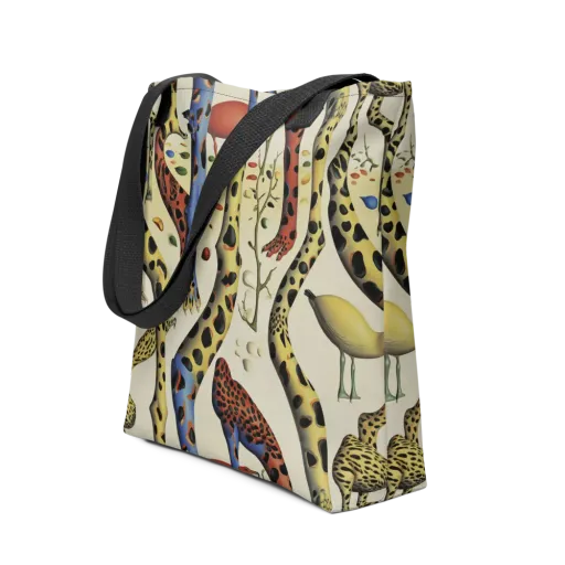 Giraffe Dreamscape on a Tote Bag