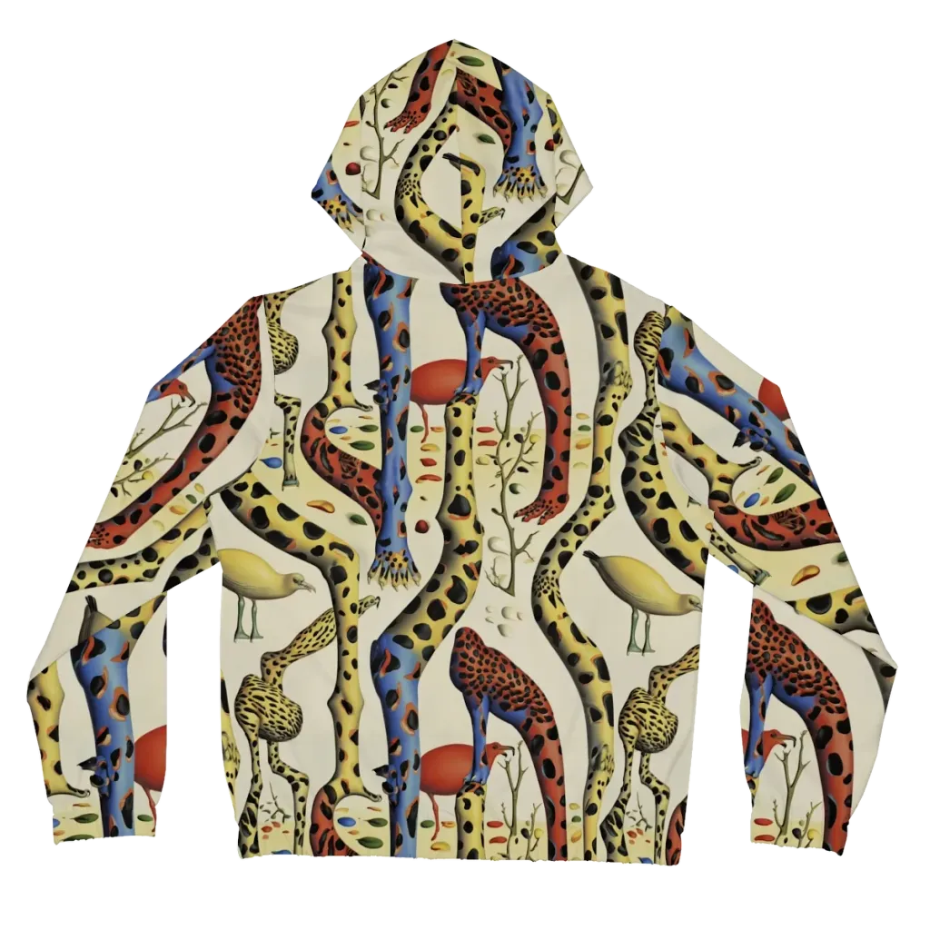 Giraffe Dreamscape on Women's Full-Zip Hoodie — Back