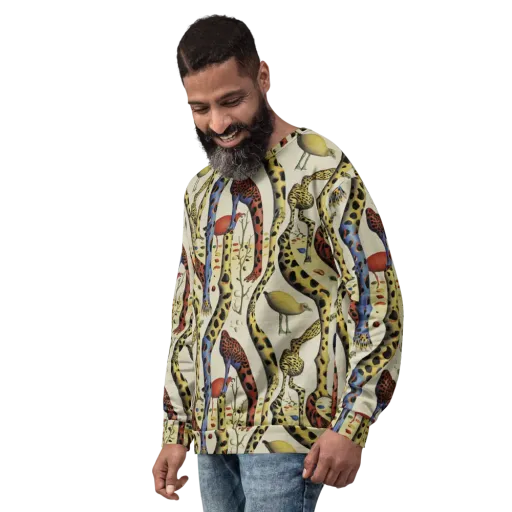 Giraffe Dreamscape on a Sweatshirt