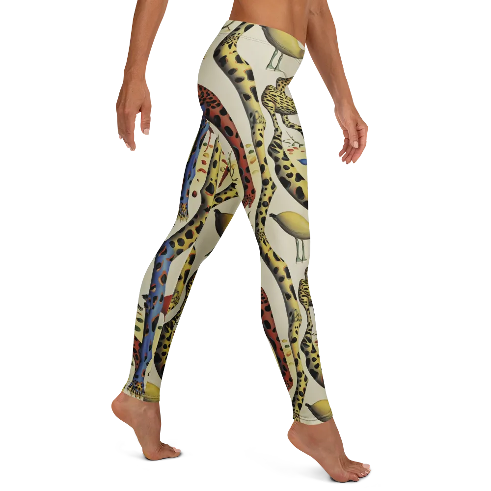 Giraffe Dreamscape on Leggings — Right