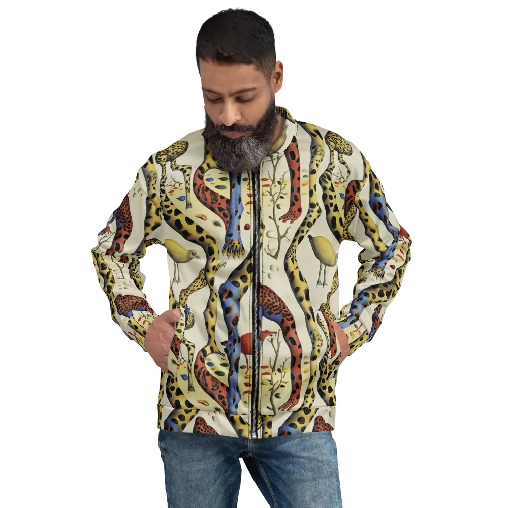 Giraffe Dreamscape on Bomber Jacket — Front