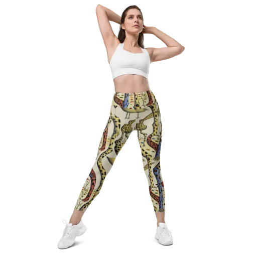 Giraffe Dreamscape on a Leggings with Pockets