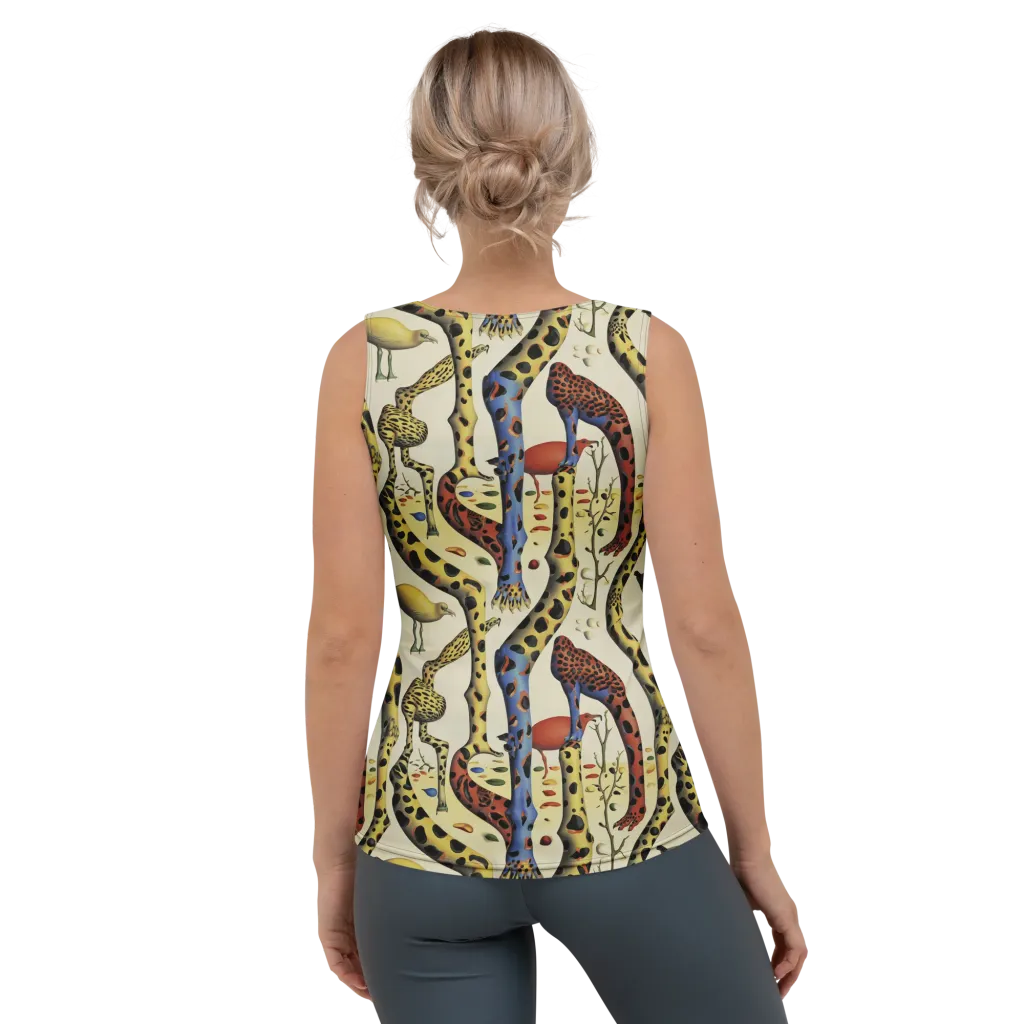 Giraffe Dreamscape on Women's Tank Top — Back