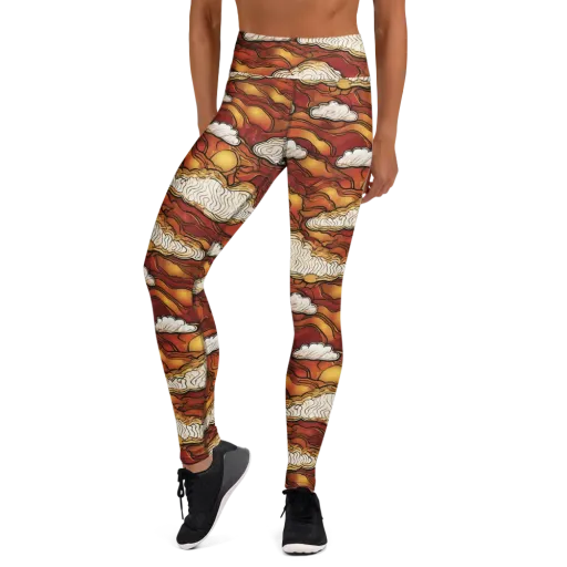 Embercloud Horizon on a Yoga Leggings