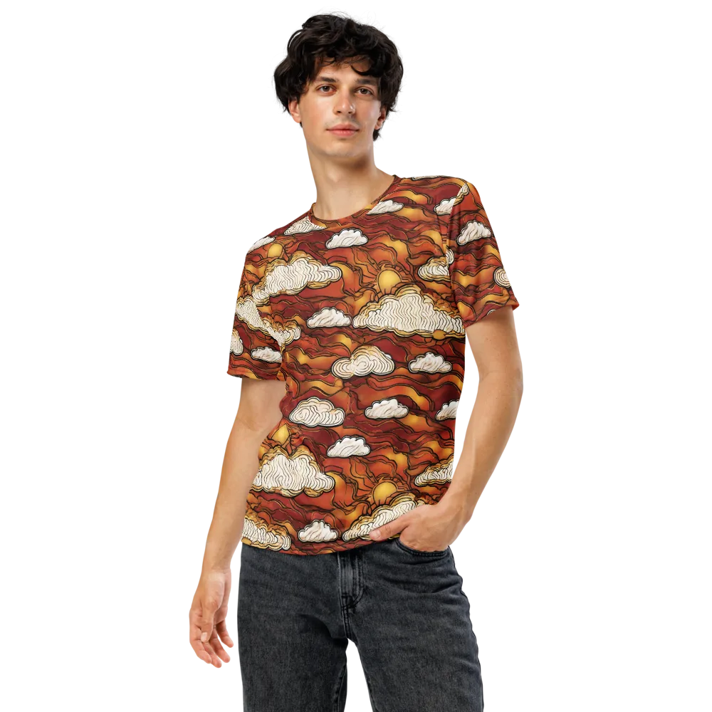 Embercloud Horizon on Men's Crew Neck T-Shirt — Front