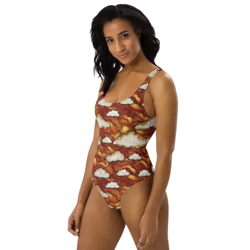Embercloud Horizon on a One-Piece Swimsuit