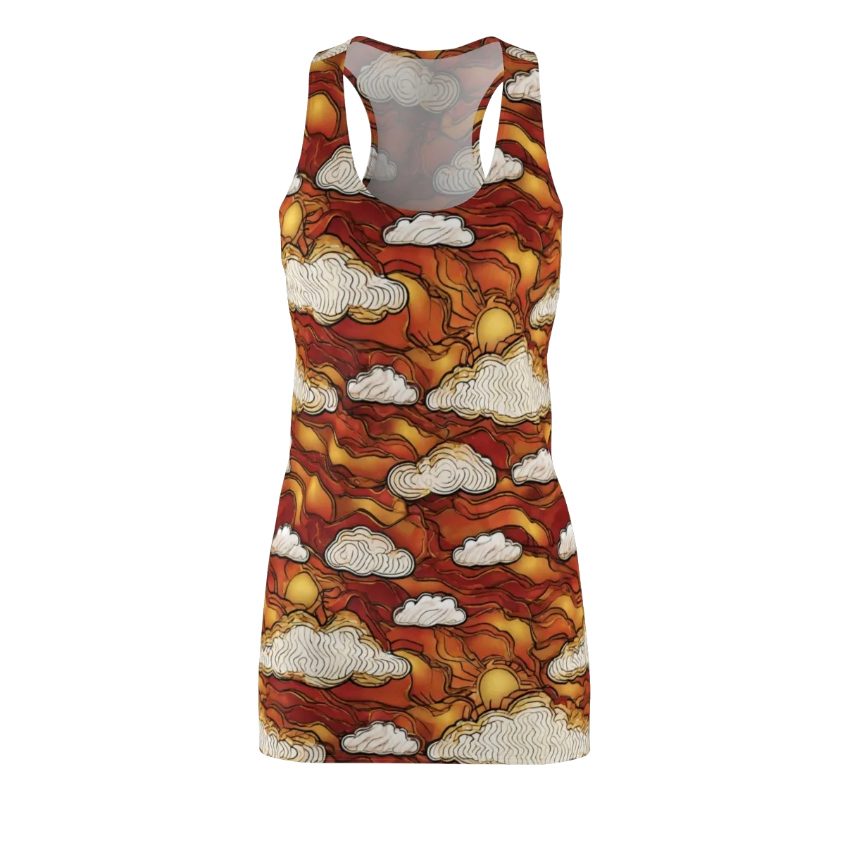 Embercloud Horizon on Racerback Dress — Front