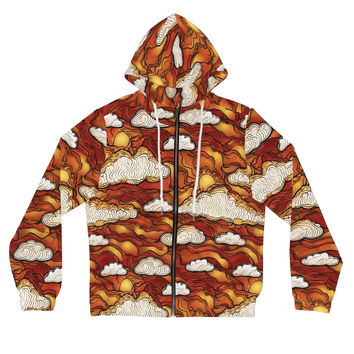 Embercloud Horizon on Women's Full-Zip Hoodie — Front