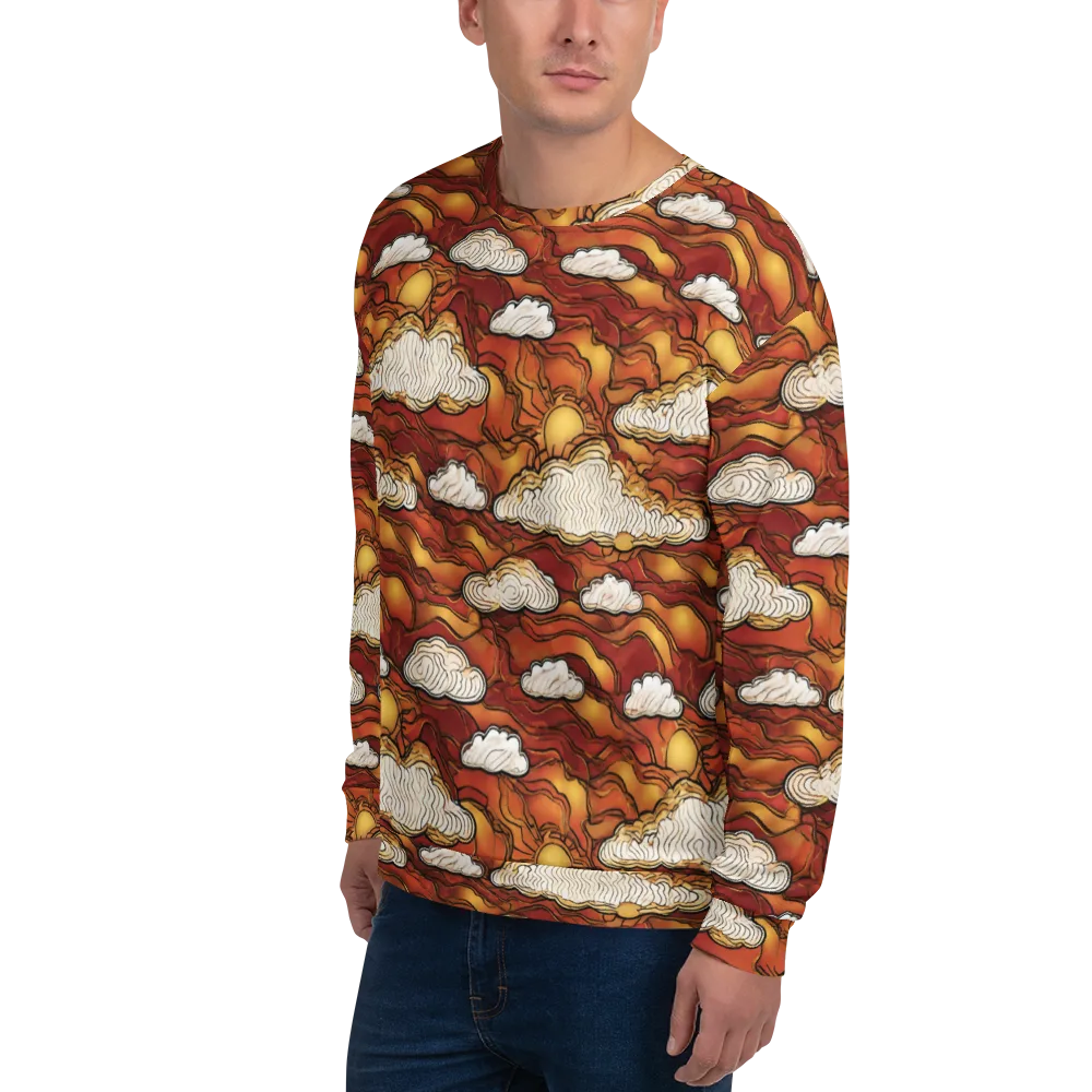 Embercloud Horizon on Sweatshirt — Left Front