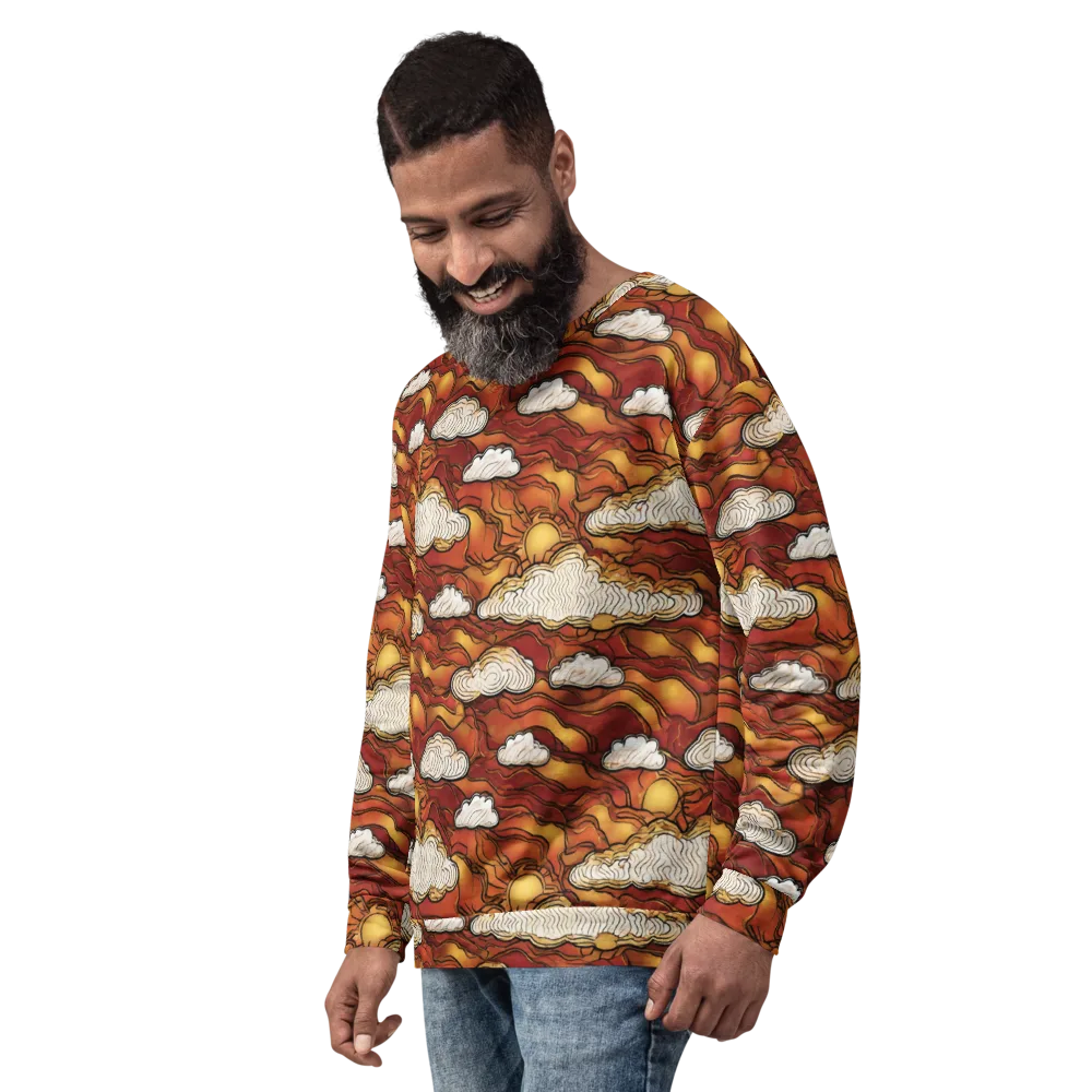 Embercloud Horizon on Sweatshirt — Left Front
