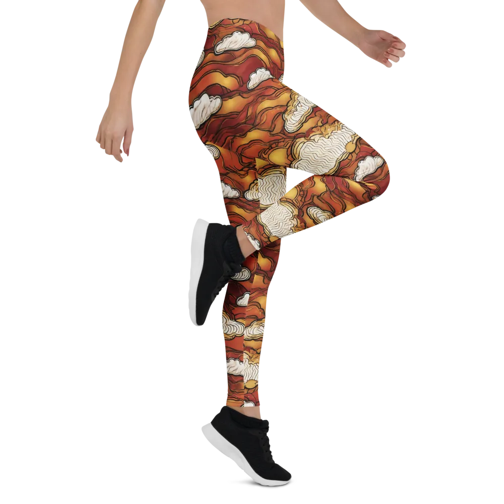 Embercloud Horizon on Leggings — Right