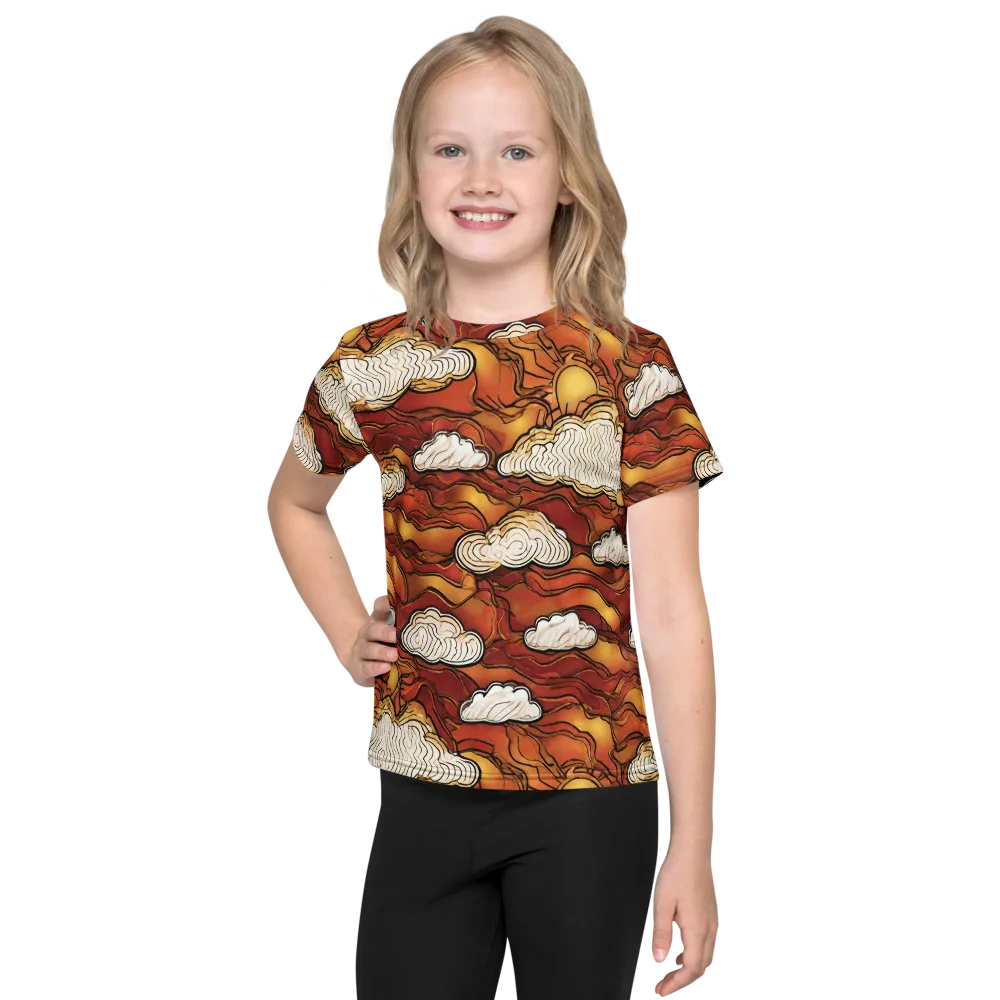 Embercloud Horizon on Kids Crew Neck T-Shirt — Front