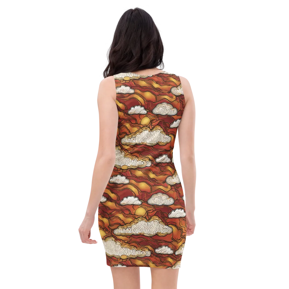 Embercloud Horizon on Bodycon Dress — Back