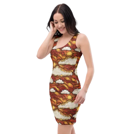 Embercloud Horizon on a Bodycon Dress