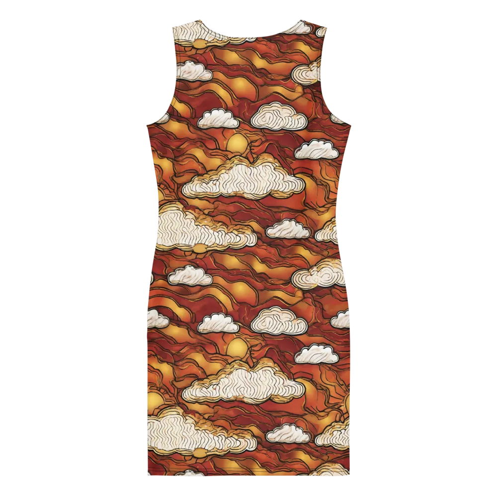 Embercloud Horizon on Bodycon Dress — Back