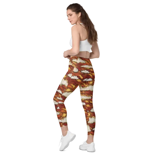 Embercloud Horizon on a Leggings with Pockets