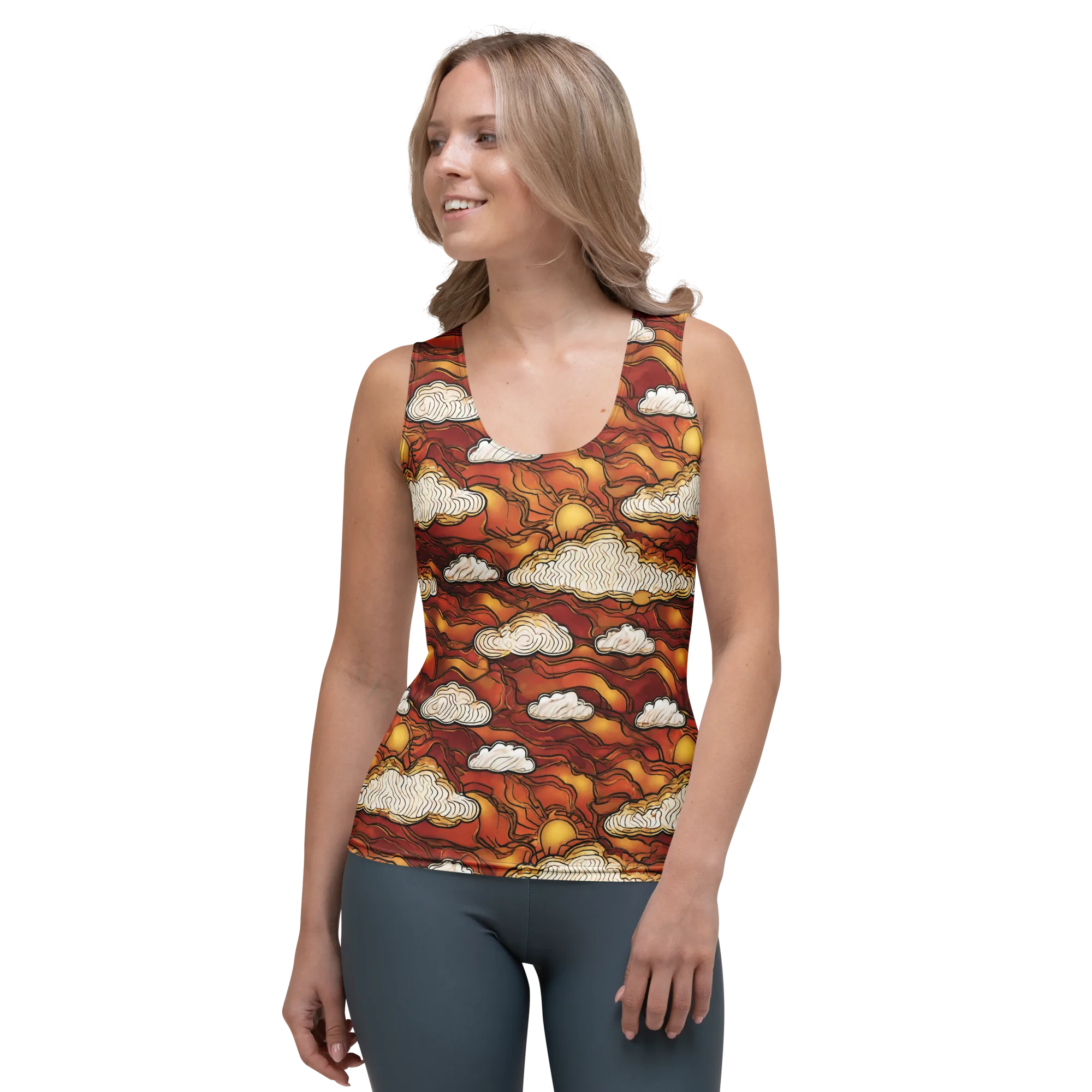 Embercloud Horizon on Women's Tank Top — Front