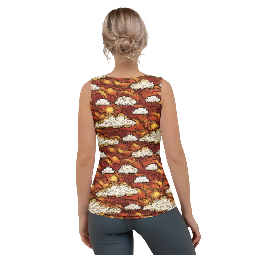 Embercloud Horizon on Women's Tank Top — Back