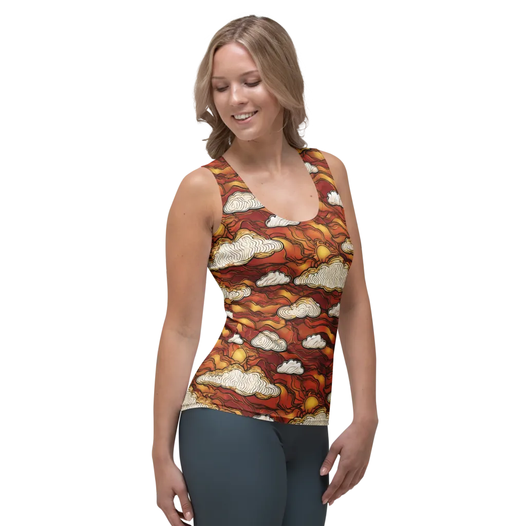 Embercloud Horizon on Women's Tank Top — Right Front