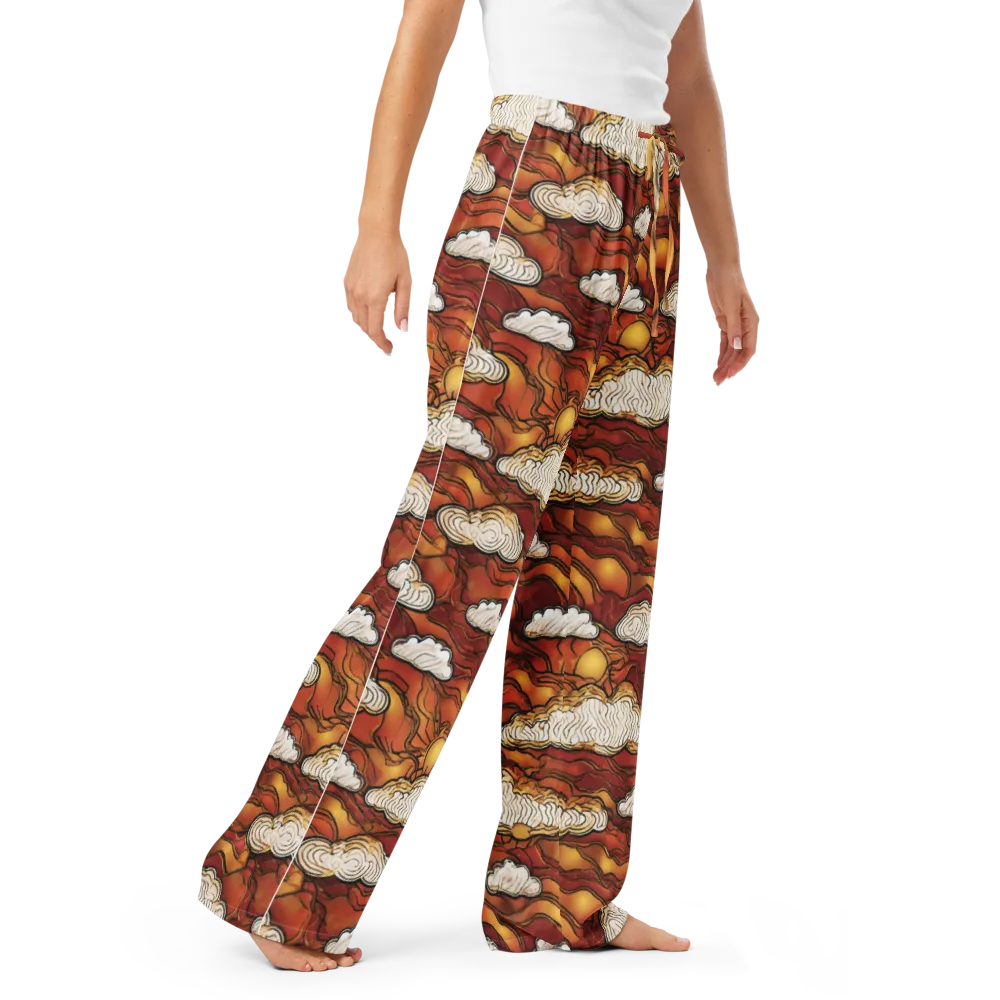 Embercloud Horizon on Women's Pajama Pants — Right Front
